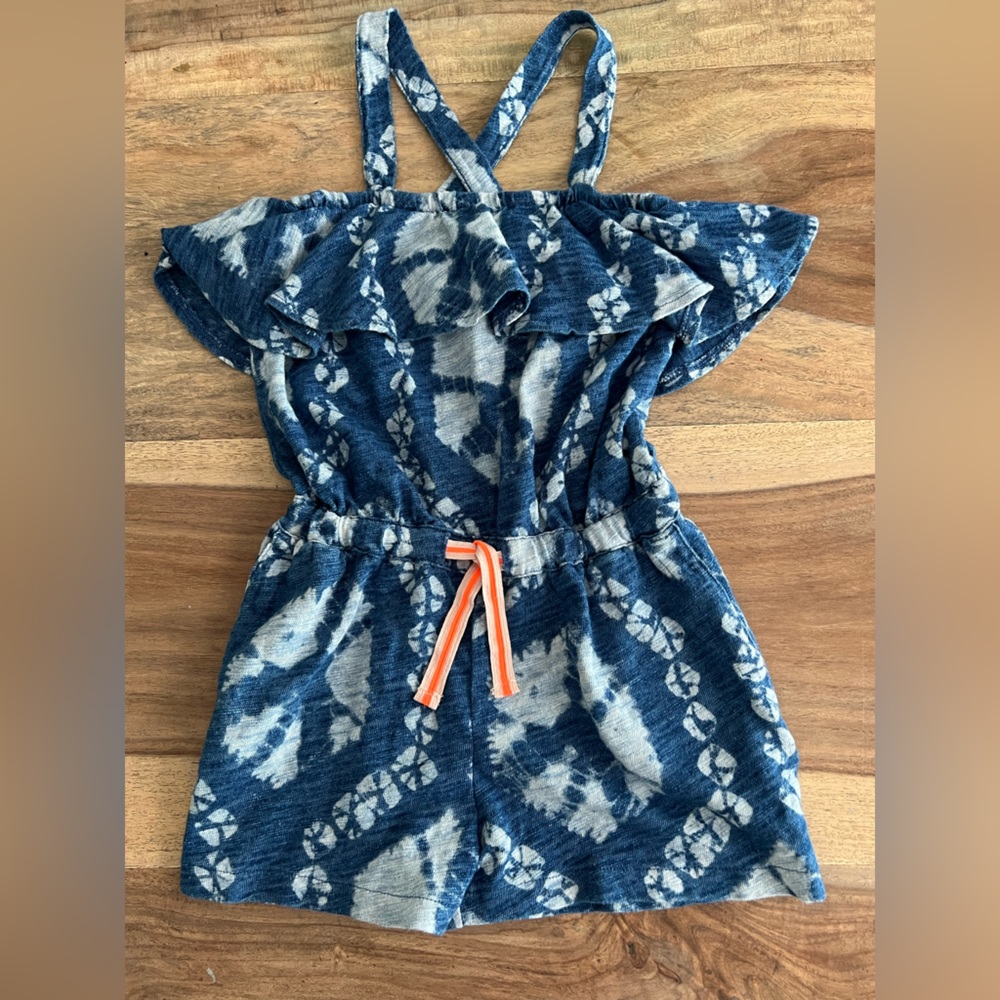 Crewcuts tank romper size 5 tie dye soft